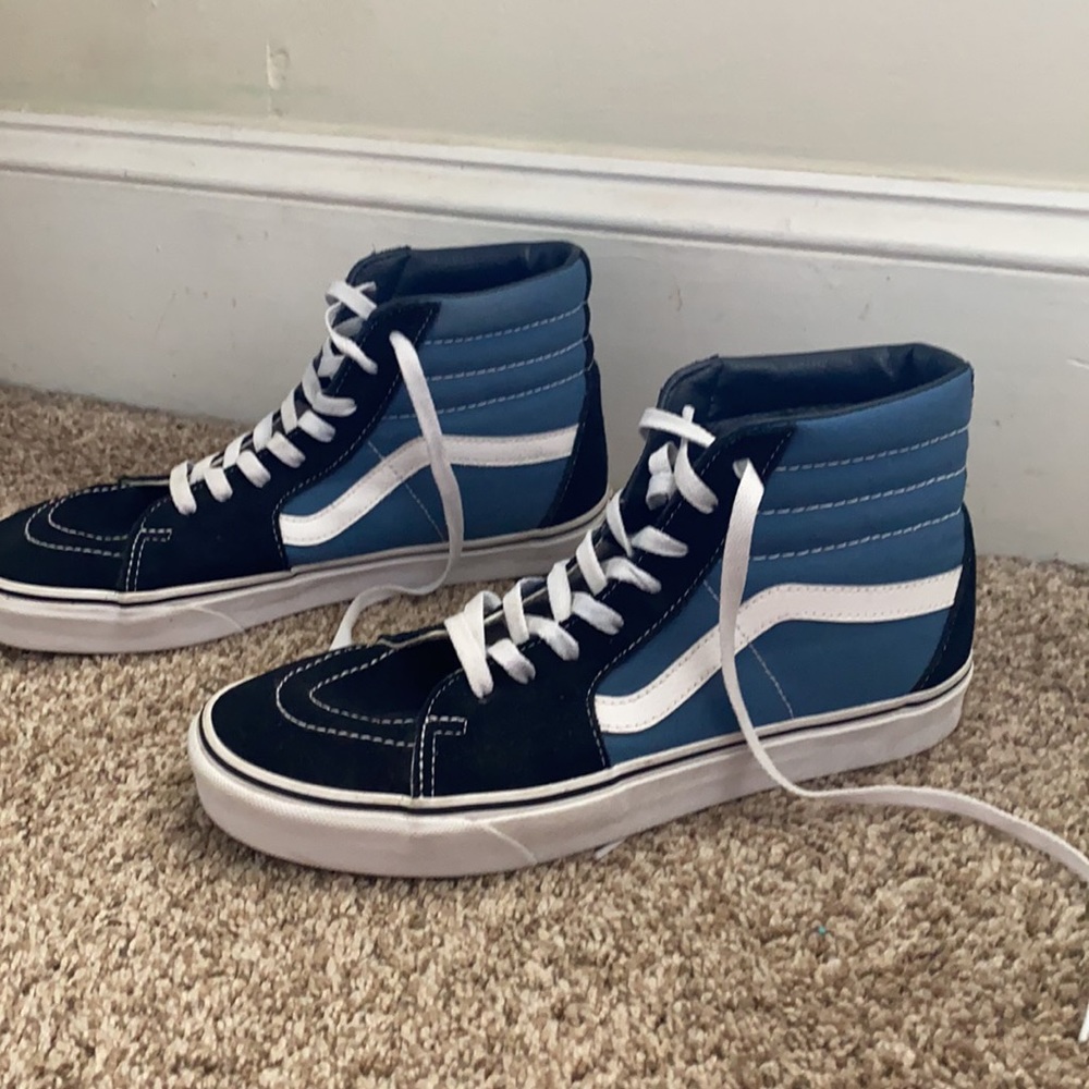 Vans High top sneakers Blue and black - Picture 3 of 5